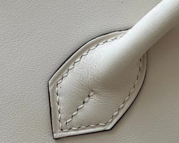Hermès Brikin Swift I2 Creamy White Gold Hardware 25cm Full Handmade