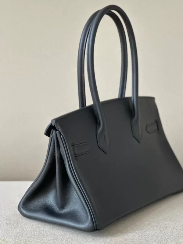 GPC Mode Birkin Swift CK89 Black Silver Hardware 30cm Full Handmade