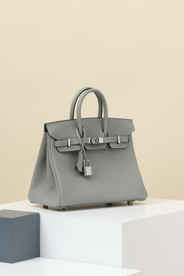 bf97082c3a243ea GPC Mode Birkin Togo Leather 4Z Gull grey Silver Hardware 25cm Full Handmade