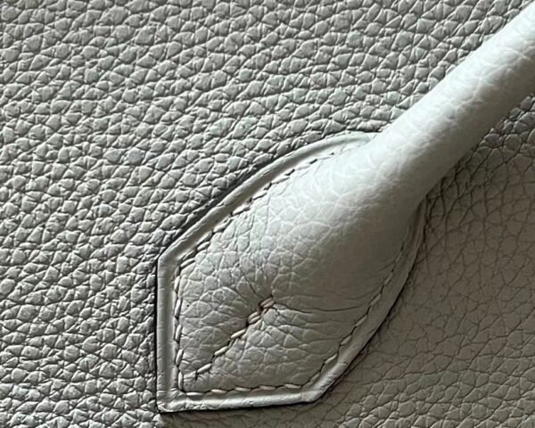 Hermès Birkin Togo 0V Crystal grey Gold Hardware 25cm Full Handmade