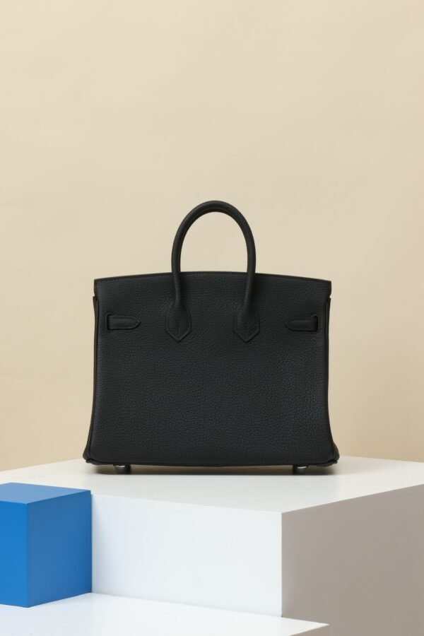GPC Mode Birkin Togo Leather CK89 Black Silver Hardware 25cm Full Handmade GPC Mode Birkin Togo Leather CK89 Black Silver Hardware 25cm Full Handmade