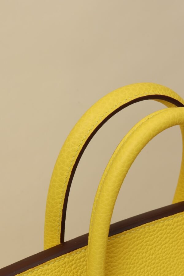 GPC Mode Birkin Togo Leather 9R Lemon yellow Gold Hardware 25cm Full Handmade GPC Mode Birkin Togo Leather 9R Lemon yellow Gold Hardware 25cm Full Handmade