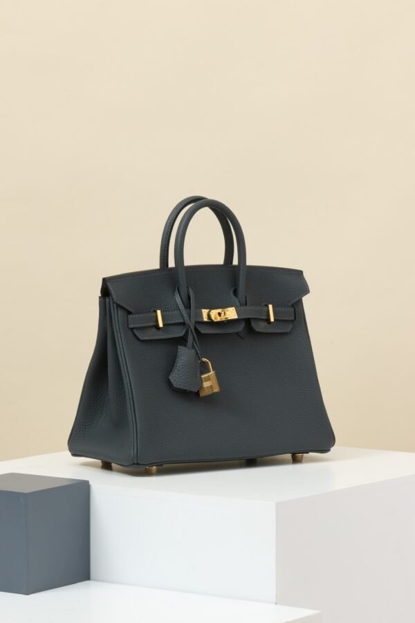 cf747c3bca05a98 GPC Mode Birkin Togo Leather H0 Deep Grey Gold Hardware 25cm Full Handmade