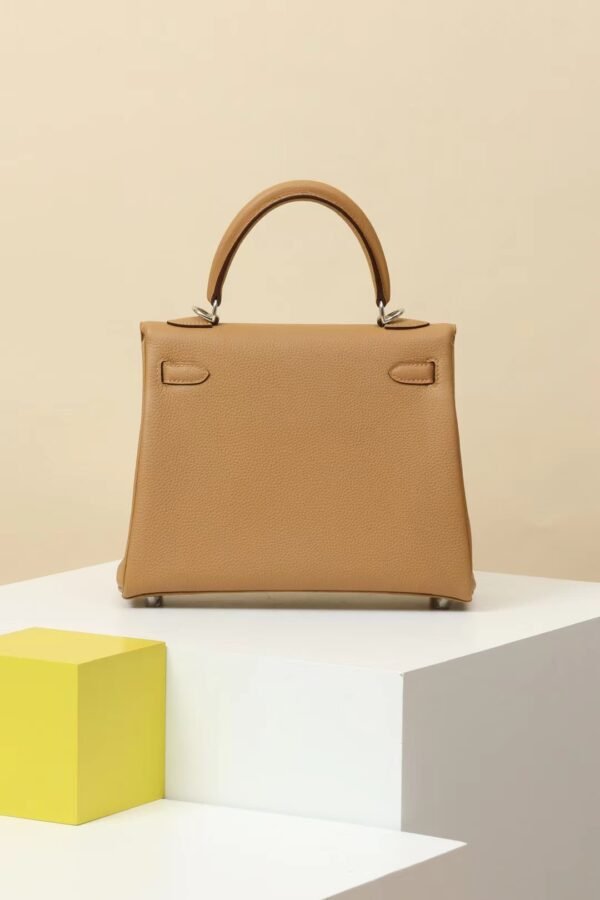 GPC Mode Birkin Togo OM Tea Khaki Silver Hardware 25cm Full Handmade