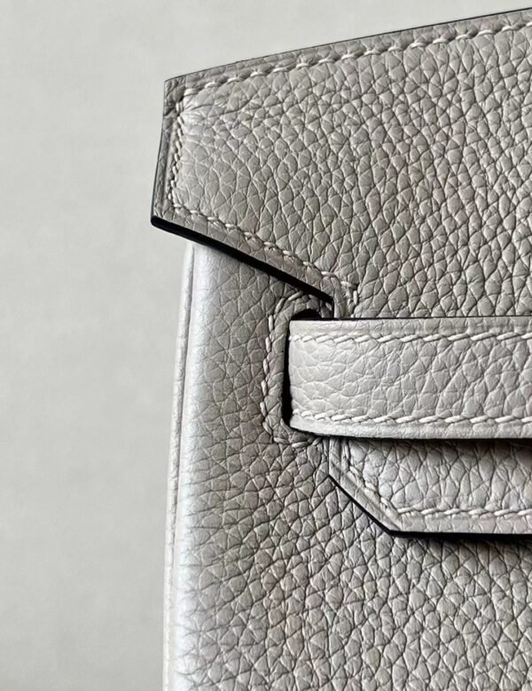 Hermes Birkin Togo Griss Silver Hardware 25cm Full Handmade