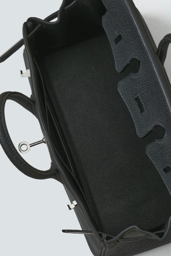 GPC Mode Birkin Togo Leather CK89 Black Silver Hardware 25cm Full Handmade GPC Mode Birkin Togo Leather CK89 Black Silver Hardware 25cm Full Handmade