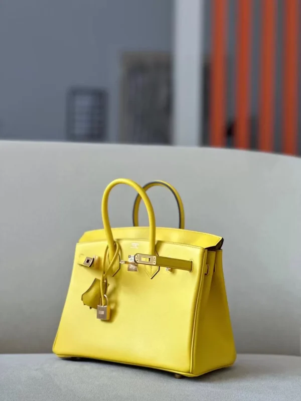eb777f84c1d1706-jpg Hermès Birkin Swift 90 Naples yellow Gold Hardware 25cm Full Handmade
