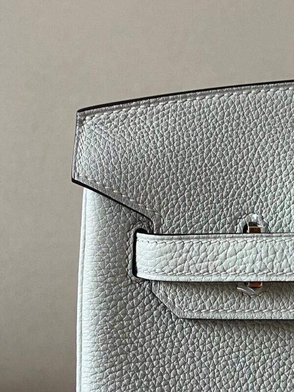 Hermès Birkin Togo 0V Crystal grey Gold Hardware 25cm Full Handmade