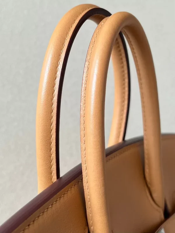 Hermès Birkin Swift 4B Biscuit Khaki Silver Hardware 25cm Full Handmade