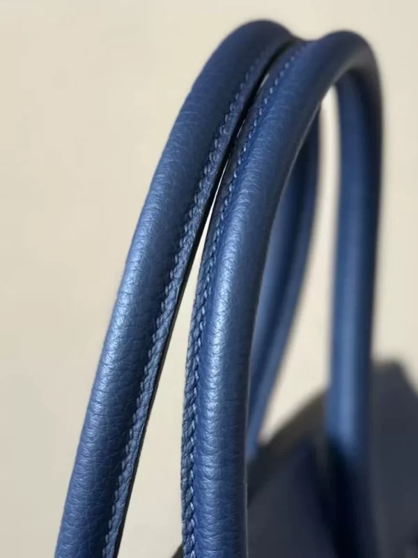 Hermès Birkin Togo 73 Gem Blue Gold Hardware 30cm Full Handmade