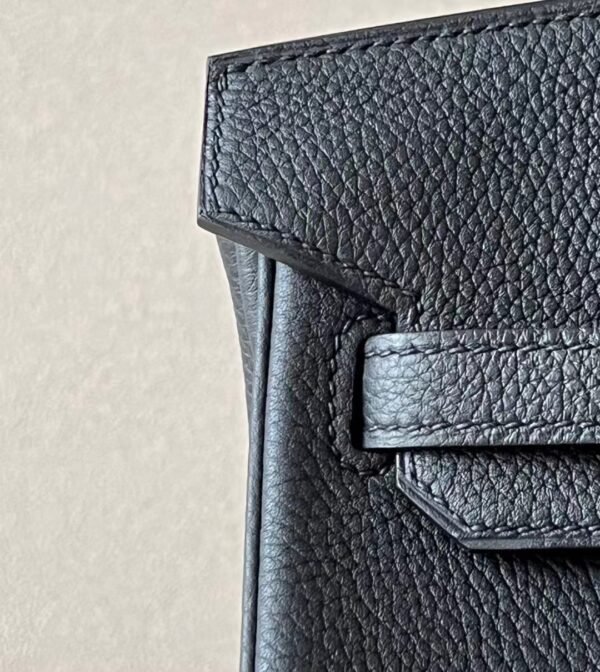 Hermes Birkin Togo CK18 Black Gold Hardware 25cm Full Handmade